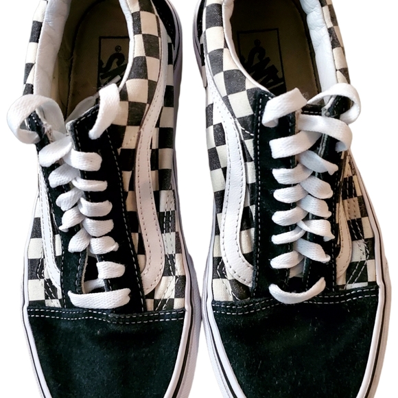 Unisex Old Skool Checkered Vans - Picture 3 of 12